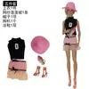 Conjunto de roupas para boneca de 30cm, boneca multiarticulada pode usar roupas casuais, sapatos, óculos, combinação