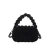 Moda Otoño e Invierno Bolsos de Felpa, Bolsos Peludos Casuales y Versátiles de Mano, Bolsos de Hombro Cruzados de Gran Capacidad para Mujer de Alta Gama