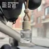 Colgante de botella de perfume de coche con cubierta de dos líneas, transparente, botella vacía, colgante de coche, colgante de coche, fabricantes de colgantes de alta calidad al por mayor