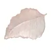 Mantel individual con forma de hoja simple de alta calidad, lujo ligero, PVC, para mesa, cocina del hogar, antideslizante, aislamiento térmico, venta al por mayor de fábrica
