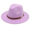 Sombrero de copa estilo jazz británico para caballeros de playa de Shanghái, ideal para espectáculos de comercio exterior, viajes al aire libre transfronterizos, sombrero fedora de otoño e invierno.