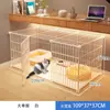 Gaiola para Gatinhos Doméstica para Interior Villa para Gatos Duas Camadas Casa para Gatos de Camada Dupla Ninho para Gatos Espaço Livre Grande Gaiola Vazia para Gatos