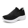 Zapatos Deportivos para Mujer, Zapatos Casuales de Verano para Caminar para Mujer, Zapatos de Running Transpirables Fly-Knit, Suministro Transfronterizo de Zapatos Nuevos para Mujer de Talla Grande