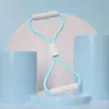 Banda de Resistencia Figura 8 para Belleza de Espalda, Equipo de Entrenamiento de Yoga, Expansor de Pecho de Tubo Elástico, Banda de Resistencia para Ejercicios de Espalda de Mujeres, Cuerda Figura 8