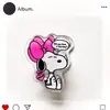 Estilo Dibujo Animado Snoopy Acrílico Transparente Papelería para Organizar Documentos y Exámenes, Clip de Carpeta Transparente, Clip de PP
