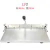 Máquina Manual de Crimpado de Acero Inoxidable 12 pulgadas 14 pulgadas 16 pulgadas Carteras de Cuero Bolsos Bolsas Forro Pegado Crimpado Plegado