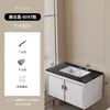 Estilo Cream Gabinete de Banheiro de Parede Combinado Lavatório Gabinete de Banheiro Pequeno Apartamento Lavatório Gabinete de Lavatório Cuba