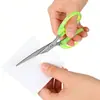 Tijeras de Oficina de Acero Inoxidable al por Mayor, Tijeras Multifuncionales Afiladas para el Hogar, Tijeras Transparentes Portátiles para Estudiantes, Manualidades DIY