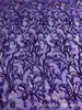 Nuevo Estilo Bordado de Lentejuelas 3mm Lentejuela que Cambia de Color Malla Elástica Vestido de Novia de Gama Alta Moda Tela de Alta Calidad Flor de Lirio Árbol