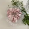 Scrunchie Estilo Coreano Zhao Lusi High-End Estético Ins Estilo Universitário Prendedor de Cabelo Estilo Doce Faixa de Cabelo Feminina