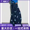 Pantalones de Comercio Exterior con Diseño de Lunares de Nicho Dobladillo Enrollado Pierna Recta Otoño Estilo Coreano Sueltos Adelgazantes Jeans de Pierna Ancha Hombres y Mujeres