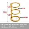 Anillo de tres agujeros de metal para calendarios de escritorio, clip de carpeta de hierro de tres anillos abrible, anillo de tres agujeros para calendario de escritorio en stock