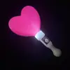 Palo Fluorescente Fijo de Estrella, Palo Fluorescente Personalizado para Boda, Accesorio de Performance, Luz de Mano Estrella de Cinco Puntas, Soporte para Concierto, Luz Plateada