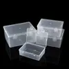 Caja Rectangular Transparente de Plástico Caja de Almacenamiento para Papelería Ferretería Equipo de Pesca Caja de Empaque para Joyería Documentos Caja de Almacenamiento Organizadora de Escritorio