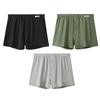 Nova cueca masculina de atirador de fogo cor sólida boxers boxers largos respiráveis plus size calças Arro peça única entrega