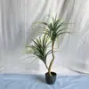 Transfronteiriço Amazon Sangue de Dragão Artificial Madeira de Ferro Hotel Paisagismo Plantas em Vasos Internas Decorações Fabricante Feito Sob Medida Plantas Verdes Flores Artificiais