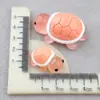 Accesorios de Resina para Tocados DIY Paquete de Materiales de Pegamento Cremoso con Agujero para Funda de Teléfono Móvil Luminosa Hebilla de Zapato de Animal Tortuga Pasador