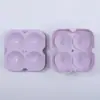 Hielo de silicona molde creativo para cubitos de hielo con tapa caja de cubitos de hielo máquina de hielo hockey sobre hielo molde para cubitos de hielo