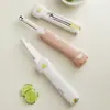 Cuchillo para fruta y pelador dos en uno, herramienta de cocina plegable portátil, pelador multifuncional popular