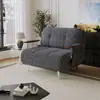 Sofá-cama para uma pessoa, dobrável e de dupla finalidade, estilo meados do século, adequado para apartamentos pequenos, salas de estar e escritórios, com uma cama dobrável integrada extensível multiuso