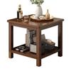 Mesa de centro de madera maciza para sala de estar, hogar, apartamento pequeño, balcón, moderna y sencilla, mesa de té de oficina, mesa de té china informal