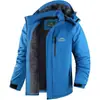 Ozone Transfronterizo Tallas Grandes Europeo y Americano Cálido Exterior Protección contra el Frío Cortavientos Impermeable Forro Polar Espesado Ropa de Montañismo Chaqueta de Algodón Abrigo Hombre