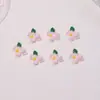 Flores de Margarita Pequeñas, Accesorios para Uñas con Flores de Jazmín Frescas, Piezas Pequeñas de Resina Tridimensionales, Aretes DIY, Decoraciones de Uñas Portátiles