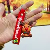 Nuevo Llavero Femenino Lindo Muñeco de Nieve Anciano Muñeca Colgante para Mochila Escolar Masculina Pareja Fábrica Colgante de Árbol de Navidad Dibujos Animados