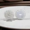 Botões de Pérola Bordados à Mão, Botões Decorativos de Lã com Pele Modernos, Pequenos Botões Perolados Perfumados