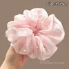 Scrunchie de renda estilo coreano para mulheres, elástico de rabo de cavalo de alta qualidade, alta elasticidade e faixa de cabelo durável