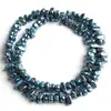 Directo de fábrica 4-8 piedra negra con cuentas moldeadas chapadas en mineral negro cuentas sueltas accesorios para pulsera collar DIY venta al por mayor de cuentas