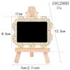 Pizarra de Madera Creativa de Navidad 2027 de un Solo Lado Etiqueta de Precio para Suculentas Decoración para Fiestas en Casa Adorno de Mesa