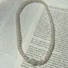 Novo Estilo Chinês Branco Cinzeiro Lua Crescente Círculo Duplo Pulseira Empilhada Exquisita Simples Moda Elegante Versátil Pulseira de Namorada para Mulheres
