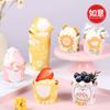 Copo de papel de filme de cupcake de bolo de formato médio Chiffon Cartoon Mafen Cup 50