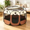 Recinto plegable para mascotas, nido para gatos y perros, tienda de maternidad, valla portátil transpirable para exteriores anti-escape