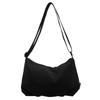 Bolsa de Pano Estilo Japonês Estilo Adolescente Moderna Cool Combina com Tudo 2024 Verão Nova Grande Capacidade Estilo Coreano Ombro Transversal Sacola Tote para Mulheres