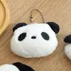 Muñeco Colgante Cabeza de Cachorro de Peluche de Dibujos Animados Broche Lindo de Panda Colgante para Mochila Escolar Adornos para Manualidades Joyería DIY Pequeños Accesorios