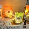 Fragancia natural de espato, extracto de planta, aceite esencial, ambientador, oficina, hogar, muebles, taza cuadrada, fragancia de piedra.