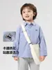 Camisa de Manga Larga para Niños Casual Otoño Nueva Ropa Infantil Camiseta para Niños Pequeños Top Estilo Moderno Primavera y Otoño