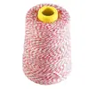 Hilo de Poliéster de Colores para Coser Bolsas, Hilo de Sellado para Máquina de Coser de Bolsos de Mano, Hilo de Sellado para Empaque de Bolsas Tejidas, Hilo para Zongzi, Hilo y Aguja de Alta Resistencia