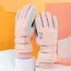 Guantes de Ciclismo Impermeables y Cálidos, Guantes de Ciclismo Engrosados con Terciopelo y a Prueba de Frío para Hombres, Bicicletas Eléctricas de Invierno, Esquí para Mujeres, Motocicletas a Prueba de Viento