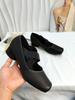 ¡En stock, se envía al instante! Zapatos Mary Jane de Ballet Retro Franceses Versátiles con Punta Cuadrada, Nariz de Cerdo y Tira Cruzada de Tacón Grueso para Mujer