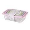 Caja de conservación de alimentos frescos, refrigerador de grado alimenticio, caja sellada de refrigeración especial con caja de fruta, lonchera, caja de almacenamiento portátil de plástico