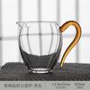 Taza de té de vidrio de alta permeabilidad resistente al calor tipo garbanzo único corte de agua Taza para hombre Alto Borosilicato Estilo japonés separación de té de alta gama Té Mar