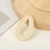 Acessórios de Joias DIY Tecidos em Rattan Puro Feitos à Mão no Vietnã Estilo Festivo Geométrico Exagerado Redondo Material para Brincos Tecidos em Bambu Rattan