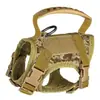 Arnés de pecho táctico para gato, chaleco, cuerda de tracción, anti-rotura, ajustable, para exteriores, anti-escape, cuerda para gato, cadena para perro, perro pequeño