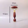 Rodillo Masajeador de Sándalo Morado, Rueda Masajeadora Raspadora Facial, Palo Masajeador Lifting y Relajante para el Contorno de Ojos de Mujer, Cepillo Meridian de Cuerno