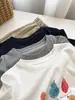 ¡Camiseta Juvenil de Manga Corta con Estampado de Frutas 3D Estilo Coreano para Mujer! Camiseta Casual de Verano Ligera, Corte Holgado, Adelgazante, Cuello Redondo