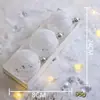 Nueva bola navideña americana ins, bola de lentejuelas, bola pintada, decoración para árbol de Navidad, colgante, decoración para ventana navideña
