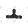 Tubo PE 20mm Tê de Engate Rápido Reto Microirrigação Irrigação por Gotejamento Tubulação de Tubo PE Soquete Conector Tê Reto Acessórios